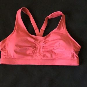 Coral Athleta Sports Bra, size 38B